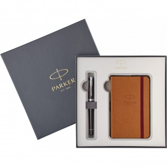 Подарочный набор PARKER: Перьевая ручка PARKER URBAN PREMIUM EBONY + блокнот Подарочный набор PARKER: Перьевая ручка PARKER URBAN PREMIUM EBONY + блокнот