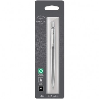 Ручка гелевая PARKER JOTTER CORE (2020671) Stainless Steel CT M черный блистер Ручка гелевая PARKER JOTTER CORE (2020671) Stainless Steel CT M черный блистер