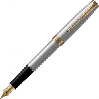 Ручка перьевая PARKER ESSENTIAL SONNET STAINLESS STEEL GT F Ручка перьевая PARKER ESSENTIAL SONNET STAINLESS STEEL GT F