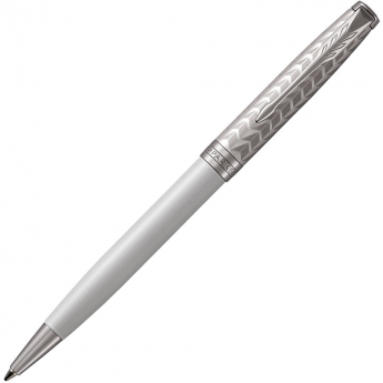Тонкая шариковая ручка PARKER SONNET METAL & PEARL LACQUER PT М Тонкая шариковая ручка PARKER SONNET METAL & PEARL LACQUER PT М